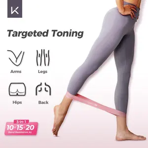 Resistance Loop Bands for Women, Elastic Loop Bands for Booty & Legs, Different Levels Elastic Band for Home Gym, Great Fitness Equipment for Training, Yoga, Exercise