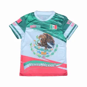 Mexico Jersey Tradicional with Flag Authentic Design Unisex Fit for Virgencita & San Juditas Soccer Fans Distinctive Graphics