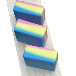Rainbow Body Bar Color Soap for colorful Bathing Experience - Body Care shapeable soap