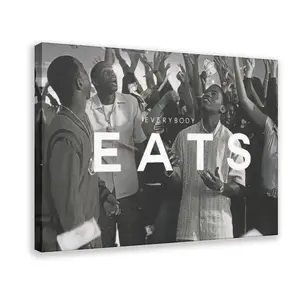 Paid in Full 'Everybody Eats' Movie Poster – Cult Classic Film Wall Art | Hypebeast-Inspired Decor for Bathroom, Restroom, Nursery, or Kids Room