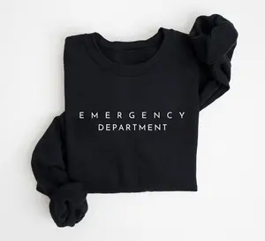 Emergency Department Sweatshirt, Emergency Dept ED ER Sweater,  Emergency Room Doctor Staff, Nursing Student Nurse Week Shirt, Nurse Shirt, Gift For Coworkers