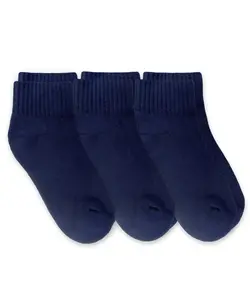 Jefferies Socks 3 Pairs Seamless Cotton Knit Sport Quarter Ankle Cushion Socks Womenswear Cute Dress Fashion Outdoor Comfort Athletic