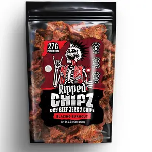 Ripped Jerky Blazing Burnout Dry Beef Jerky Chipz