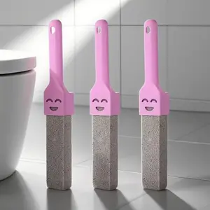 3/1Pack Pumice Stone Toilet Cleaner With Long Handle Heavy Duty Stain Remover Efficiently Clean Toilet Bowl Ring Limescale And Hard Water Stains Multi Purpose Bathroom Cleaner For Pool Tile Bathtub And Household Bathroom Deep Cleaning Supplies