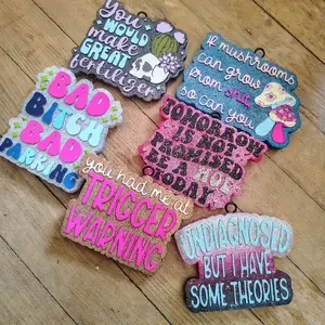 Funny Sarcastic Car Freshie Air Freshener Car Diffuser Home Fragrance Aroma Hoe Today