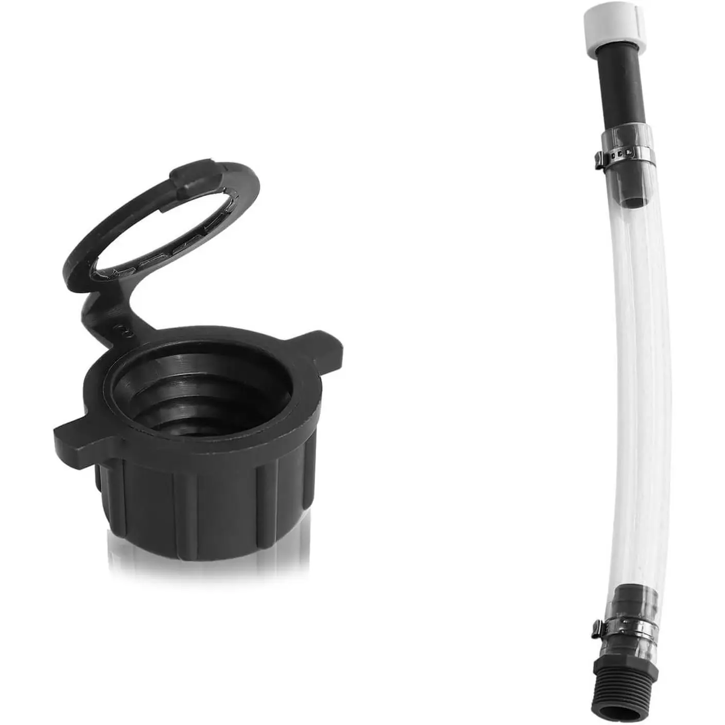 Racing  Filler Jug Hose and 3045 Vent Caps Replacement, Gas Can Hose Suitable for Vp jug 5.5 Gallon and Gas Can