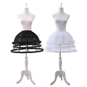 Adjustable Old-Fashioned Petticoat in Black or White