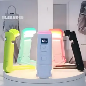Rechargeable book lamp, digital display reading lamp, book clip light, full-page illumination, 3 colors and 6 brightness adjustable, portable and flexible, eye-protecting lamp for bed reading, suitable for reading and study, Night Lamp