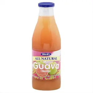 212 MAIN Guava Nectar Fruit Beverage - 33.75 Fl Oz, Pack of 6 - Fresh, Low-Sugar Option with Lemon Notes