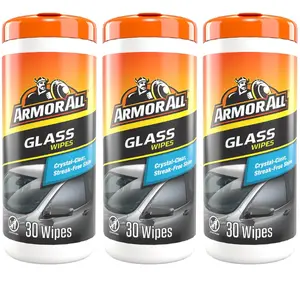 Armor All Car Glass Wipes, Auto Glass Cleaner 30 Count
