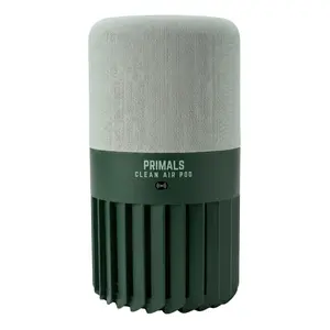 PRIMALS Clean Air Pod - H13 + Activated Carbon Air Purifier for Home - Covers Up to 800 Ft² - For Bedrooms, Kitchens, Bathrooms, Offices - Ultra Quiet & Portable