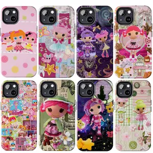 Lalaloopsy Phone Case, Cute Doll Aesthetic  For 17 16 15 14 13 12 11 X 8, Pink Kawaii Nostalgic Toy Cover, Whimsical Doll Art, Unique Gift For Her, Scrapbook