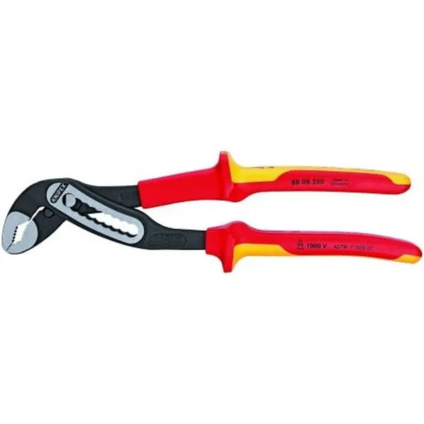 KNIPEX (88 08 250) 10" Alligator® Water Pump Pliers-1000V Insulated