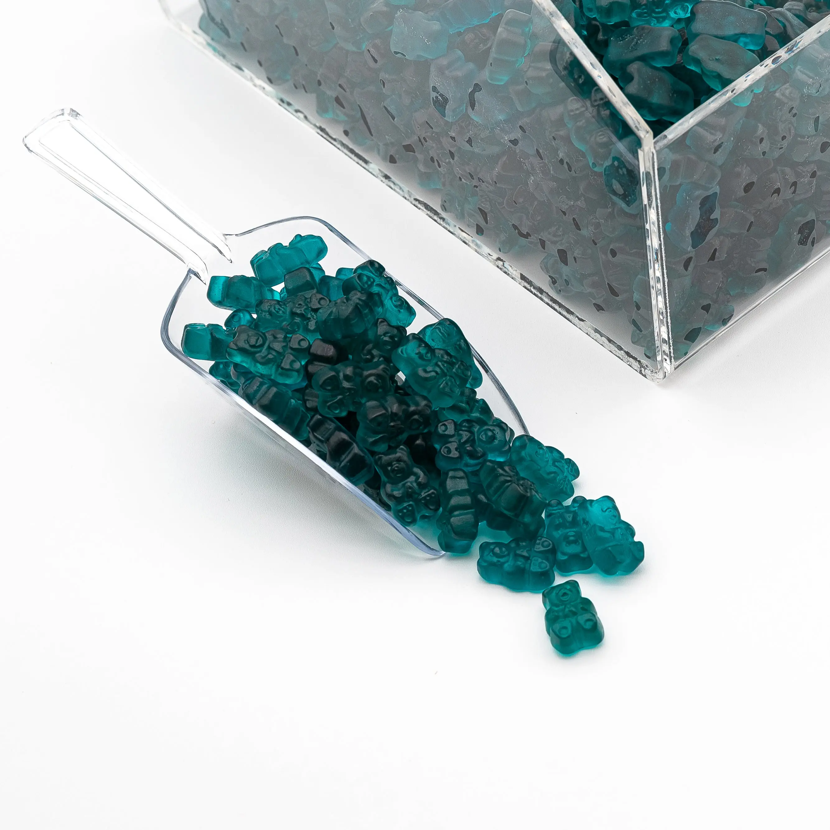 Blue Raspberry Gummy Bears - Sweet and Chewy Candy with Blue Raspberry Flavor - 4 oz & 8 oz & 1 lb Candy Bag