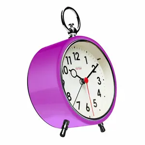 Factory Alarm Purple - Alarm Clock - Silent Mechanism - Snooze - LED
