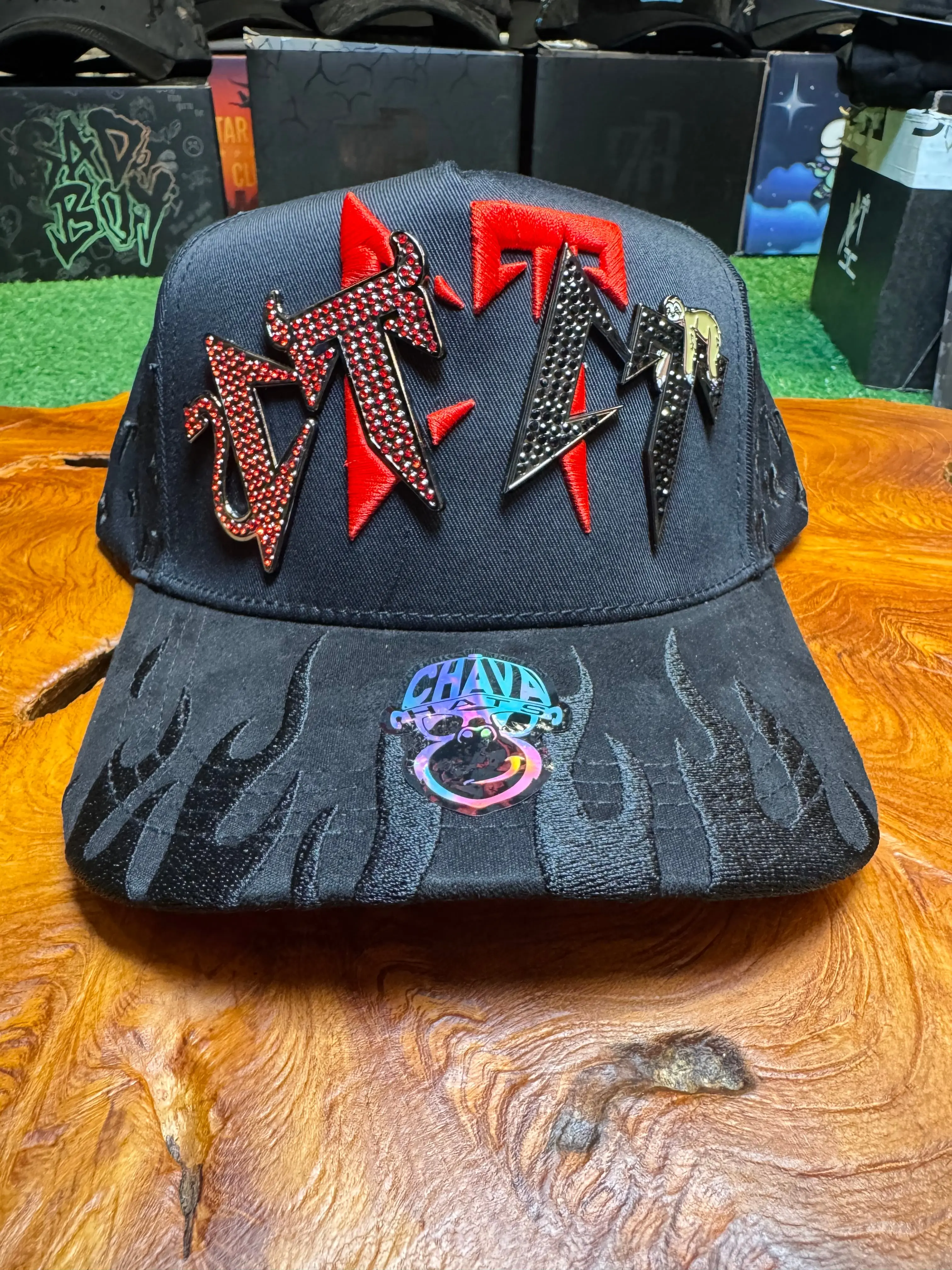CT CHAVA HATS BLACK