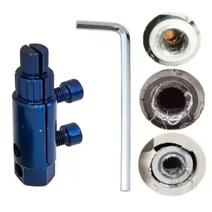 Upgraded Faucet Deconstruction Tool Set, Pipe Wrench Set, Universal Angle Valve Broken Screw Extractor for Home Plumbing Repairs, Works with 1/2 inch and 3/4 inch Valves