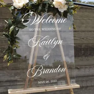 Custom wedding welcome sign Decor Ornaments Decoration