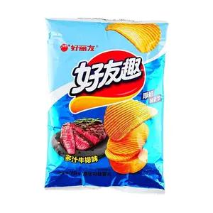 ORION Good Friends Thick Cut Potato Chips, Juicy Steak Flavor, 70g - Authentic Mainland China Version