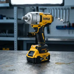 DEWALT 2026 20V Brushless Motor 1/2" High Torque Impact Wrench - Professional-Grade Cordless Tool with Hog Ring Anvil