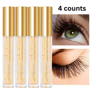 Eyelash Nourishing Serum, 1 Count/4 Counts Longer & Thicker Lashes Serum, Eye Care Essentials, Makeup Primer for Transparent Foundation Makeup