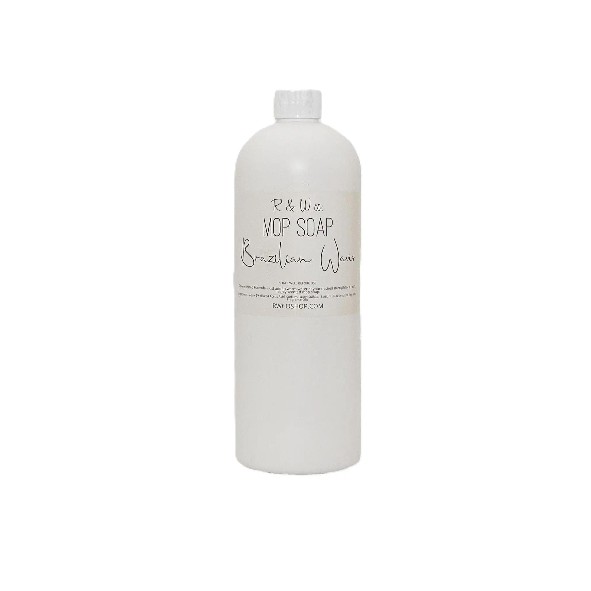 R&W Co. Highly Scented Mop Soap (Concentrated Formula) 32oz/900g by