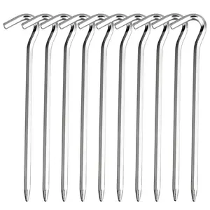 Lightweight Tent Pegs Campsite Ground Nails, 18cm Aluminum Alloy Shelter Tent Stakes, Durable & Portable Camping Accessory