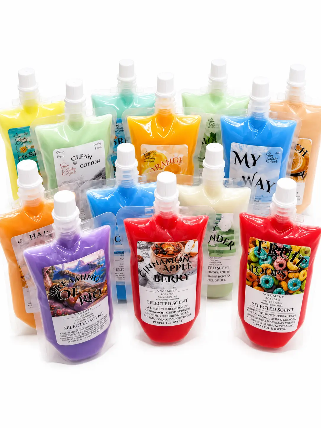 Squeezable Wax Melts for Home Fragrance Warmers - All-Natural and Long-Lasting Organic