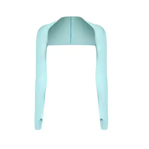 Women's Small UV Resistance Shawl Arm Sleeves with Finger Hole, Comfortable & Breathable, Anti-UV, Ladies Sun Protection outdoor Shrug