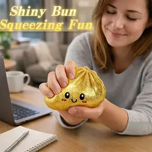 Glitter Dumplings Squishy Toy, Stress Relief Squeeze Toys, Colorful Surprise Gifts, Perfect for Friends, Five Below Collection