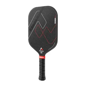 Pickleball Paddles, 3K Raw Carbon Fiber Pickleball Paddle, USAPA Approved, Thermoformed Pickle Ball Rackets for Power & Spin, 16mm Polypropylene Honeycomb Core, Textured Carbon Grit Surface