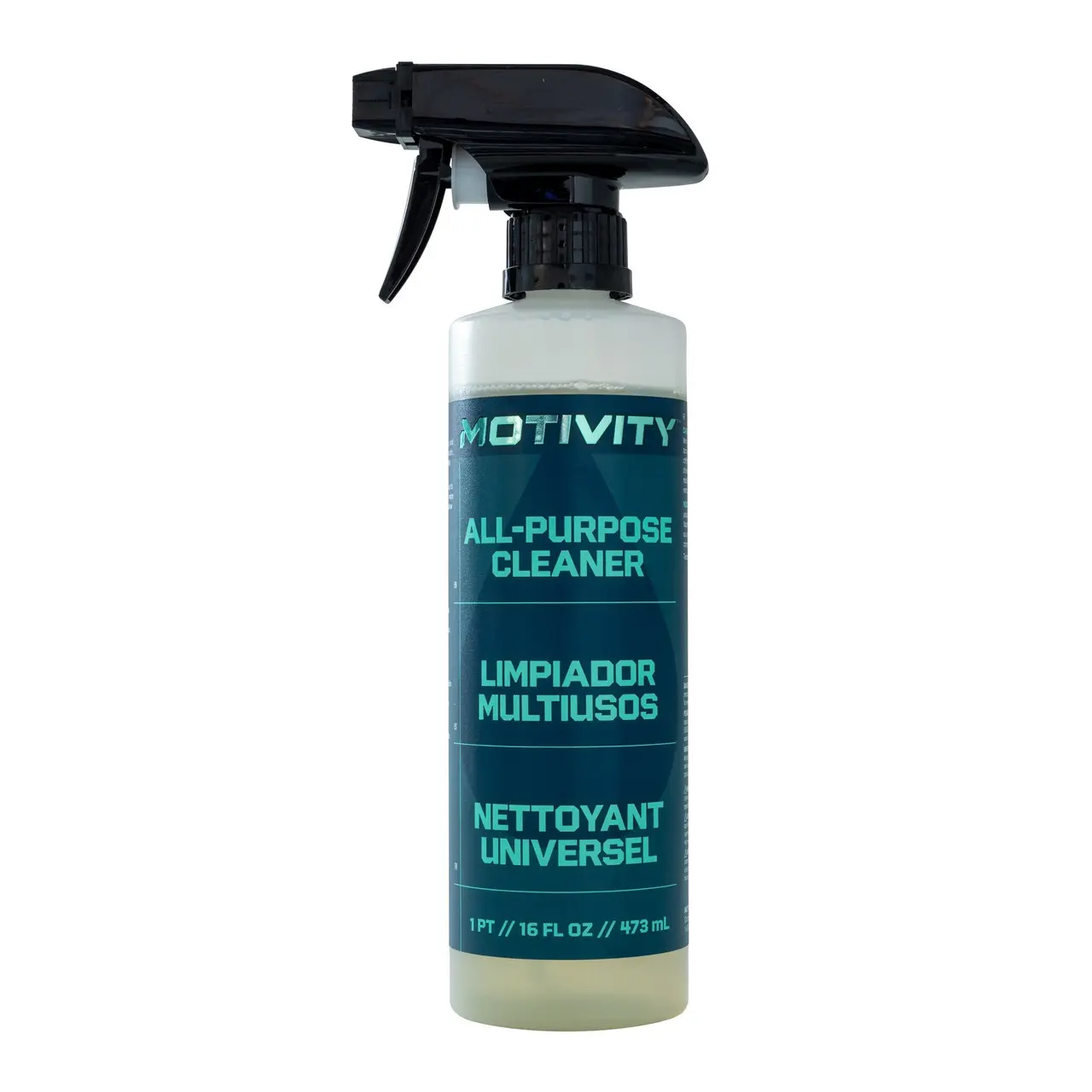 MOTIVITY All Purpose Cleaner Sprayable Pint, Degreaser, Versatile Surface Usage - 16 fl oz Multipurpose, Multifunctional Cleaner