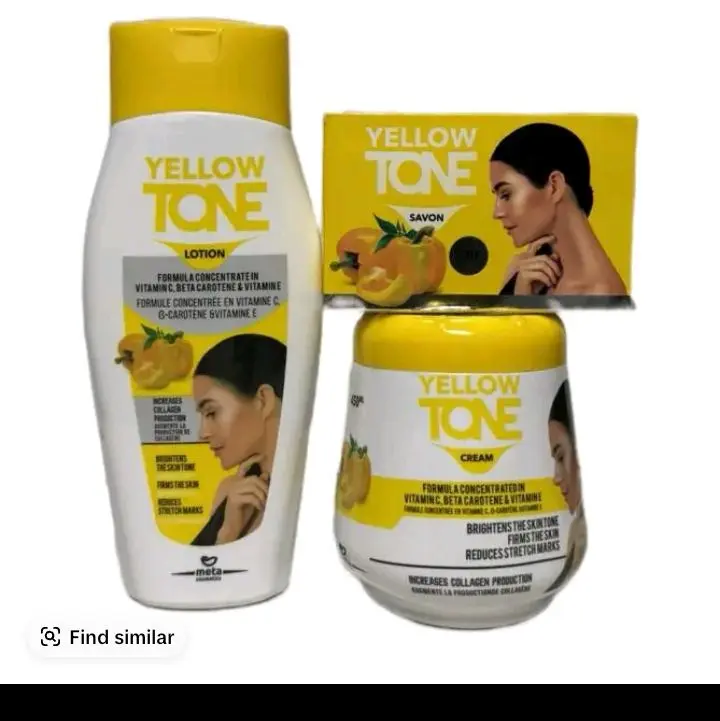 3pcs yellow tone cream Moisturizers