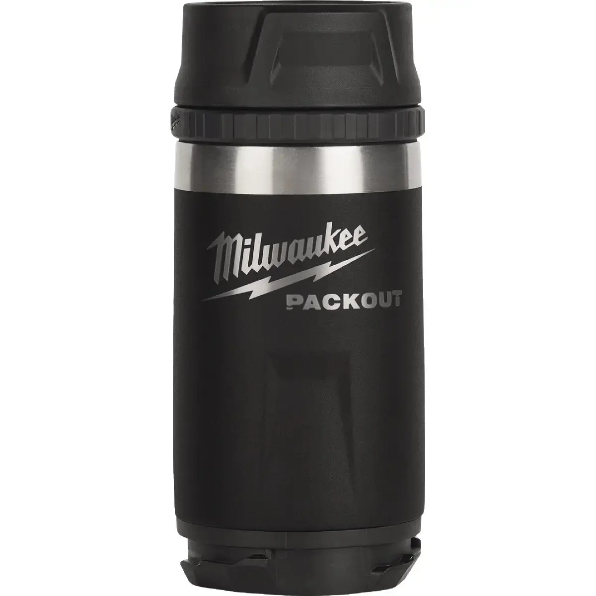 Milwaukee Electric Tool 146369 12 oz Insulated Bottle with Sip Lid - Black
