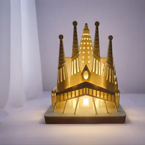 Sagrada Familia Lamp, 3D Printed Accent Light, Modular Luminark Collection