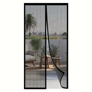 Magnetic Self-Sealing Mosquito Screen Door Mesh Door, Self-Closing Insect Curtain, All-Season Use, Suitable for Front/back Doors, Patio, Balcony