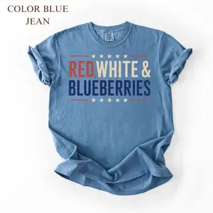 Red White & Blueberries Comfort Colors Shirt, American Patriotic T-Shirt, Republican USA, Forgiveness Speech Christian, Freedom Signature, Memorial Freedom Shirt