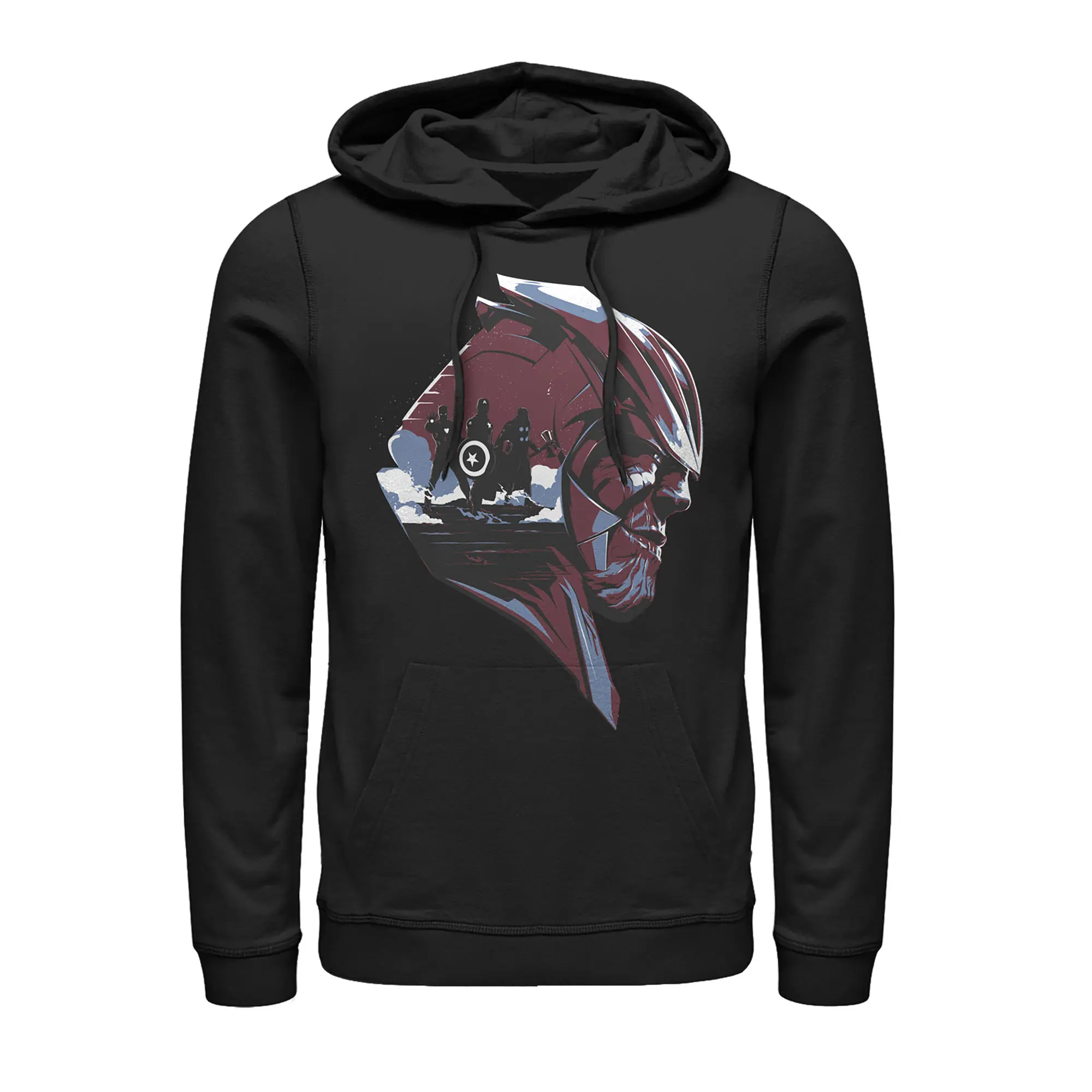 Men's Marvel Avengers: Endgame Thanos Silhouette Pull Over Hoodie
