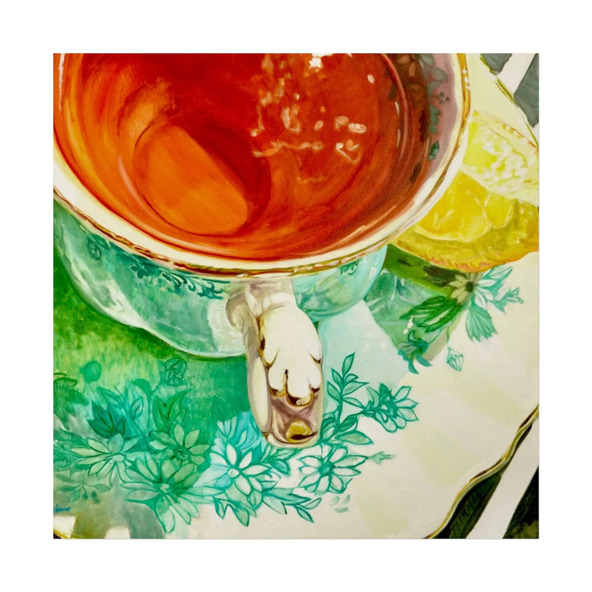 Royal Albert's Melody Loves Earl Grey — Signed Fine Art Giclée Print, Limited Edition of 100
