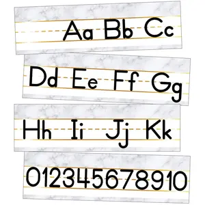 Simply Boho Alphabet Line: Manuscript Mini Bulletin Board Set(C)
