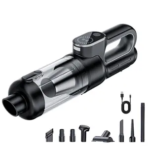 High-Power Car Vacuum Cleaner, Blower Integrated, Brushless Motor, Super Strong Suction, Portable Handheld, USB Rechargeable, Wireless Design, Cordless Car Vacuum, Car Vacuum Kit