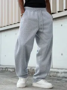 Men's stylish casual pants with drawstring waistband, pocket design, regular fit, casual style, can be given as a gift to husband or boyfriend