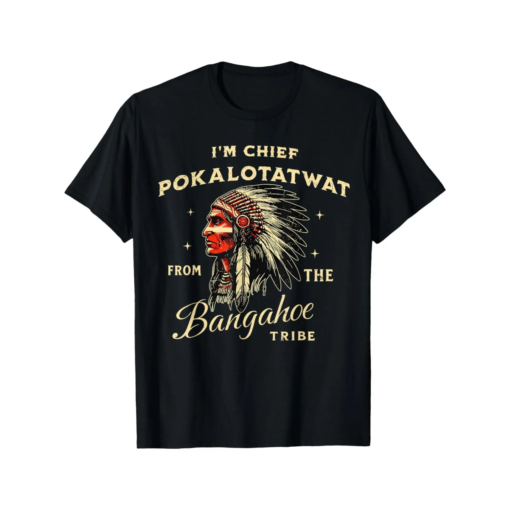 Kids' Boys' Streetwear Round Neck Shortsleeve T-Shirt - Chief Pokalotatwat Tribe Graphic, Casual Summer Top for Fashion Enthusiasts, Tshirt