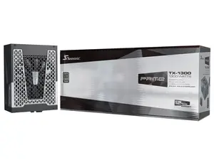 Seasonic PRIME TX-1300, 1300W 80+ Titanium, ATX 3.0 & PCIe 5.0 Ready, Full Modular, ATX Form Factor, Low Noise, Premium Japanese Capacitor, Nvidia RTX 40 Super/50, AMD GPU Compatible, Ref# SSR-1300TR2