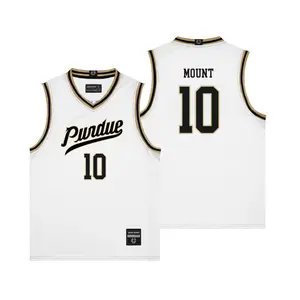 Purdue Men's Basketball White Jersey  - Rick Mount