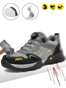 Men's anti-slip and puncture-resistant work safety shoes, Work Protective Shoes, Safety Footwear, sports industrial construction shoes, men's hiking and outdoor shoes, Walking Shoes