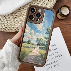 Softcase for iPhone11/12/13/14/15/16/17/promax/x/xs/xr/xsmax CaseFaithful Journey Anti-Fall Shockproof Protective Slim Cover Camera Lens Protector Silicone, Accessories, 1.2Mm, Iphone Series