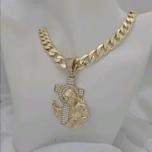 cadena 226 y dije 482 gold plated unisex