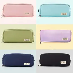 1 expandable pencil case with compartment, large capacity pencil case pencil bag, portable pencil case large school stationery organizer, transparent cosmetic bag, storage bag, suitable for office