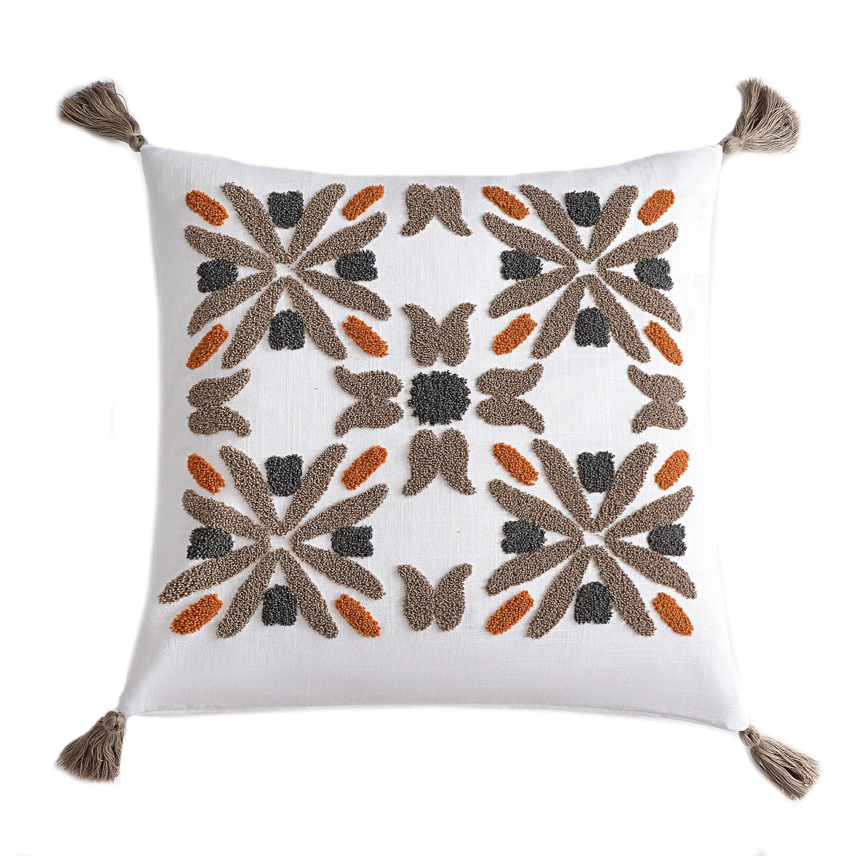 Abbie Crewel Embroidery Pillow